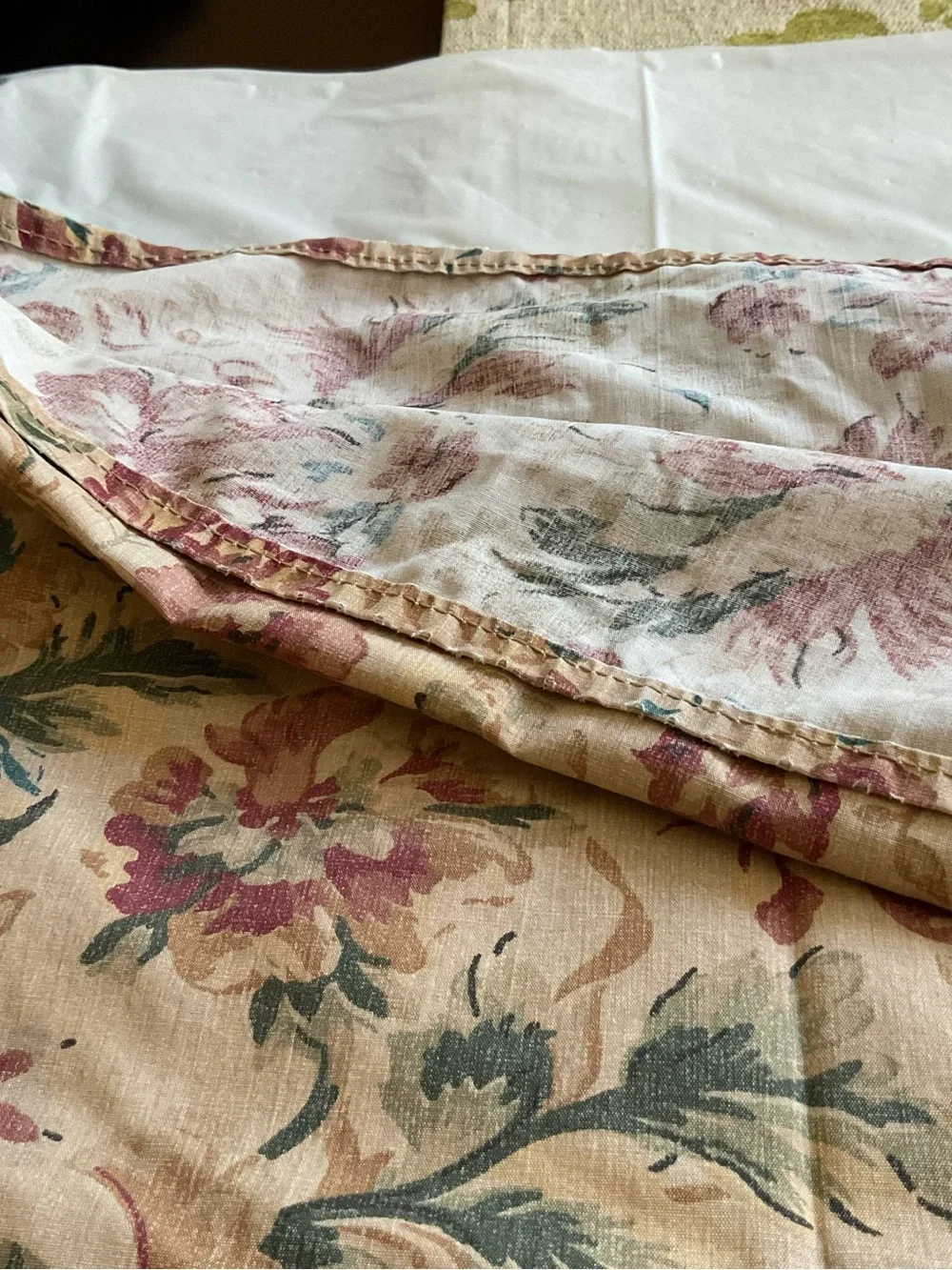 Ralph Lauren HIGHGATE WOODS Floral 2x Twin Flat Sheets - Vintage, Rare